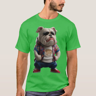 Hip-Hop-inspirierter Cartoon-Charakter in 3D Süße  T-Shirt
