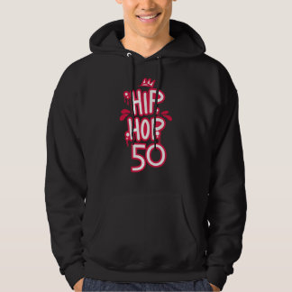 Hip Hop ist 50 50 Jahre alt Retro Graffiti Altes R Hoodie