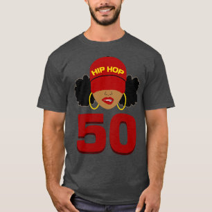 Hip Hop ist 50 50 Jahre Jubiläum Afro Puffs Women T-Shirt