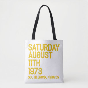 Hip Hop ist Geboren Samstag, 11. August 1973, 50 J Tasche