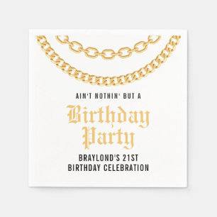 Hip Hop Kubanischer Link Geburtstag Papier Serviet Serviette
