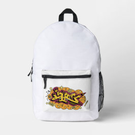Hip-Hop-Kunst-Graffiti-Rucksack Bedruckter Rucksack