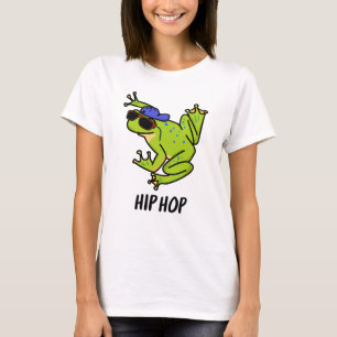Hip Hop Lustiger Hüpfender Frosch Wortspiel T-Shirt