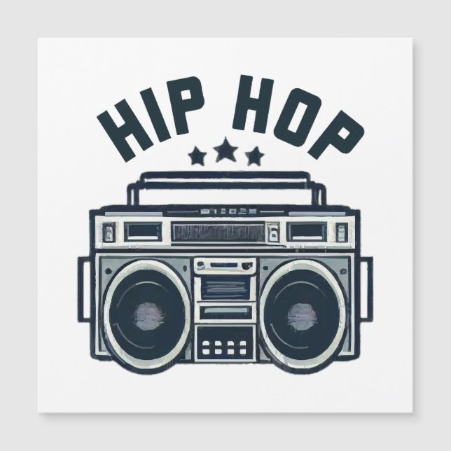 Hip Hop Magnetkarte (Vorderseite)
