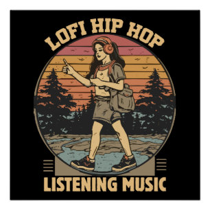 Hip Hop Musik Poster