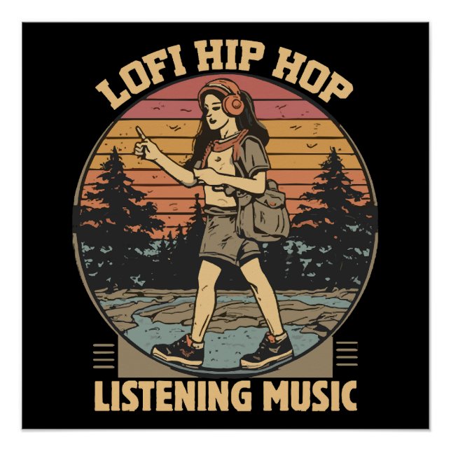 Hip Hop Musik Poster (Vorderseite)