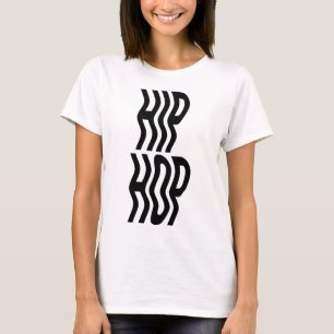 Hip-Hop-Musik-Typografie-Logo-Design T-Shirt