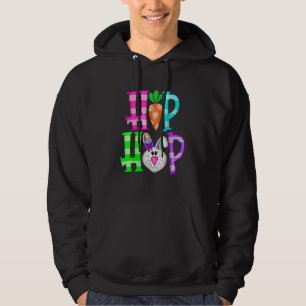 Hip Hop Niedlicher Bunny für Osterkinder Hoodie