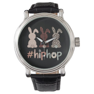 Hip Hop Osterhase Frühling Süß Armbanduhr
