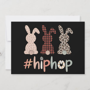 Hip Hop Osterhase Frühling Süß Einladung