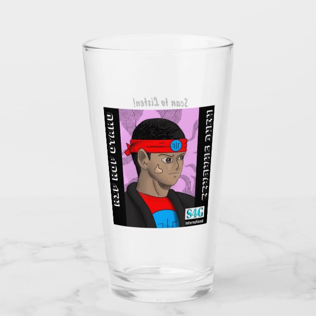 Hip Hop Otaku Glas (Vorderseite)