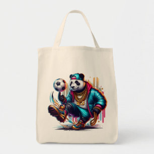 Hip Hop Panda Fußball Sommer Sportarten Tragetasche