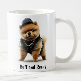 Hip hop Pomeranian Thug Café Mug