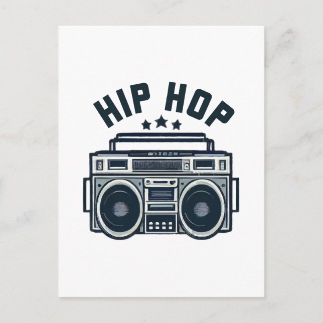 Hip Hop Postkarte (Vorderseite)