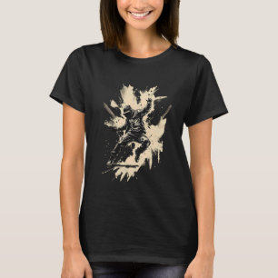 Hip-Hop-Rapper Graffiti-Vibe Urban Streetwear Stud T-Shirt