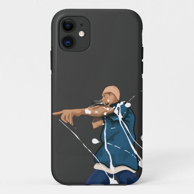 Hip Hop Sänger Case-Mate iPhone Hülle (Rückseite)