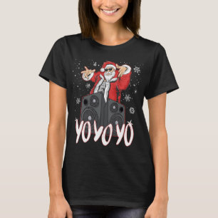 Hip Hop Santa Claus Gangster Rap Weihnachten Yo Yo T-Shirt