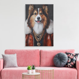 Hip Hop Shetland Sheepdog | Sheltie Leinwanddruck