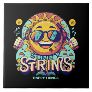 Hip-Hop-Sonne Fliese