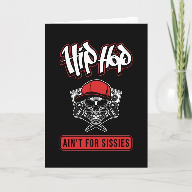 Hip Hop Sprichwort Music Rap Karte (Vorderseite)
