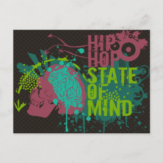 Hip Hop Staat des Geistes Postkarte
