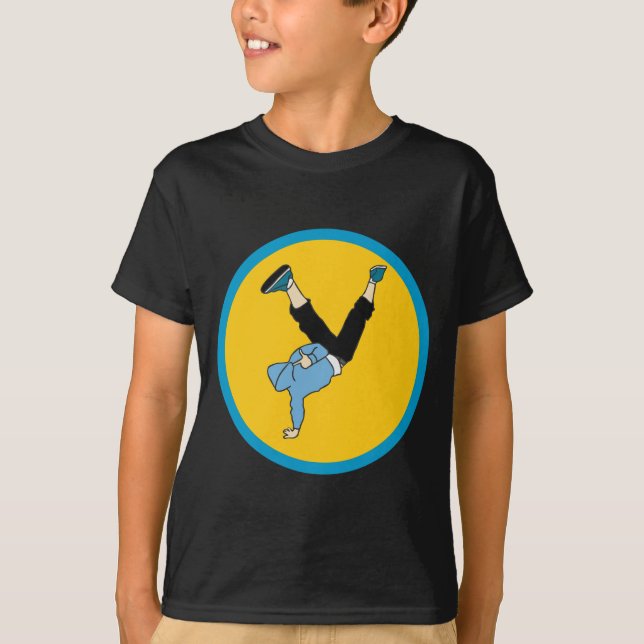 Hip Hop Street Art Tänzer T-Shirt (Vorderseite)