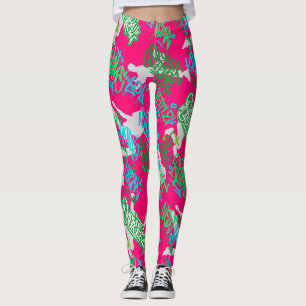 Hip Hop Street Arts Muster B Pink BG Leggings