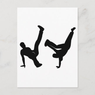 Hip Hop Tänzer Postkarte