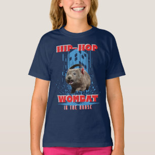 Hip Hop Wombat Lustige Musik Tier T-Shirt