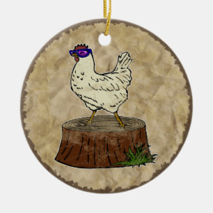 Hip Huhn, Ornament