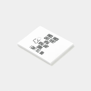 HIPAA-Spaß Post-it Klebezettel