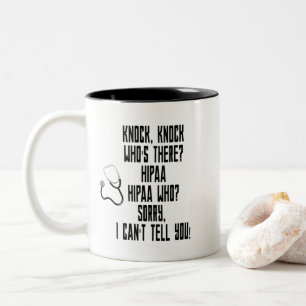 HIPAA-Spaß Zweifarbige Tasse