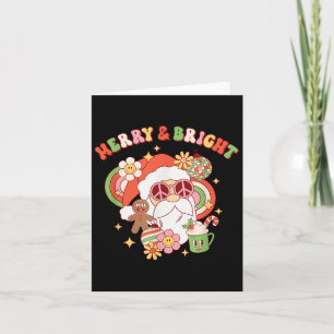 Hipe Santa Clause Merry and Bright Groovy Christma Karte