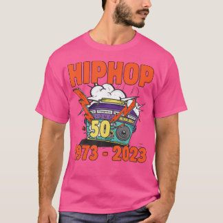 Hiphop 50 Jahre alt Lustiger Hip-Hop Fan T-Shirt