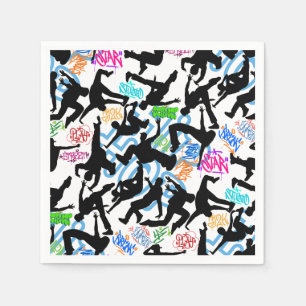 HipHop 50. Tanzmuster Serviette