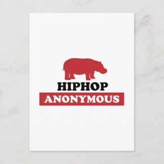 HipHop anonym Postkarte
