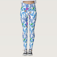 HipHop Dance Pattern.w L Blue BG