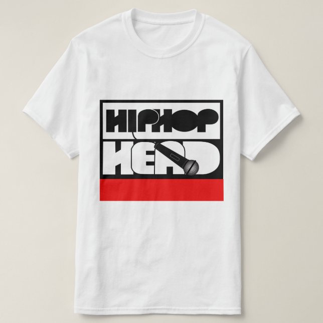 HipHop Head drop the mic T-Shirt (Design vorne)