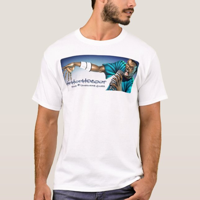 HipHopHideOut.com T-Shirt (Vorderseite)