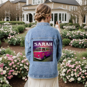 HIPPE VAN PERSONALISIERT DENIM JACKET JEANSJACKE