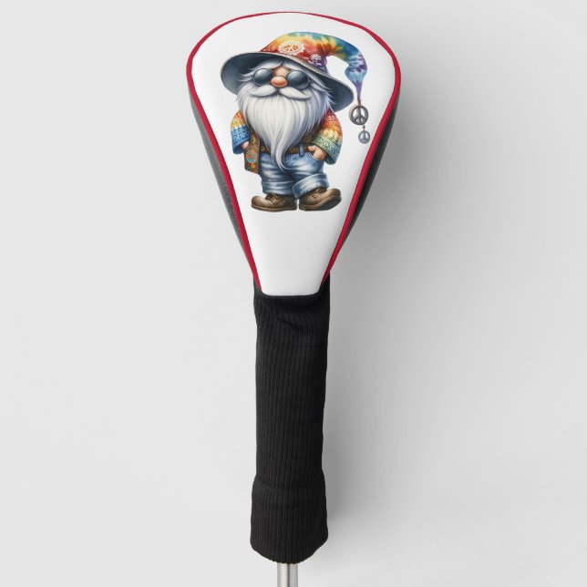 Hippi-Gnom Golf Headcover (Vorderseite)