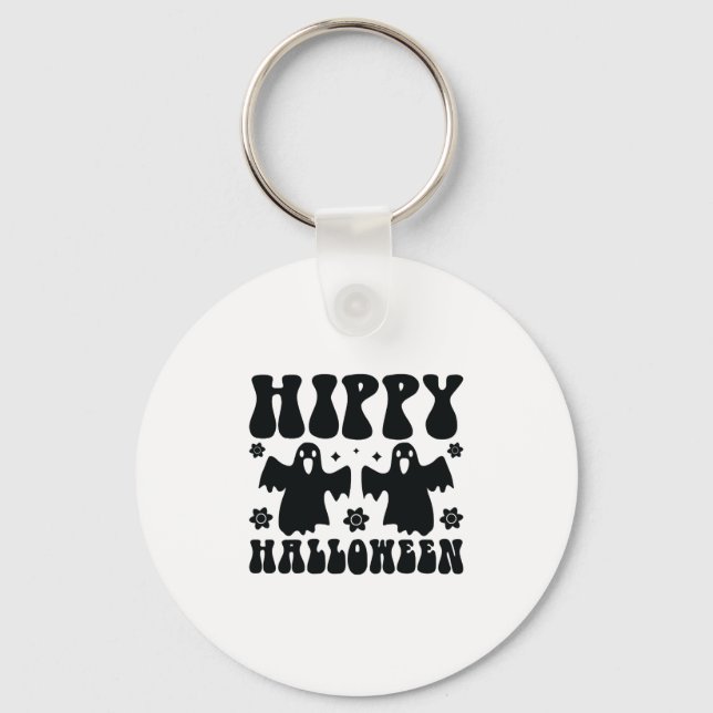 Hippi Halloween Schlüsselanhänger (Vorderseite)