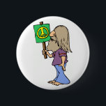 Hippie 4 Peace Button<br><div class="desc">Taste - Hippie 4 Peace</div>