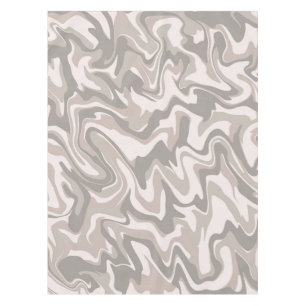 Hippie 70er Gray Marble Liquid Swirl Boho Muster Tischdecke