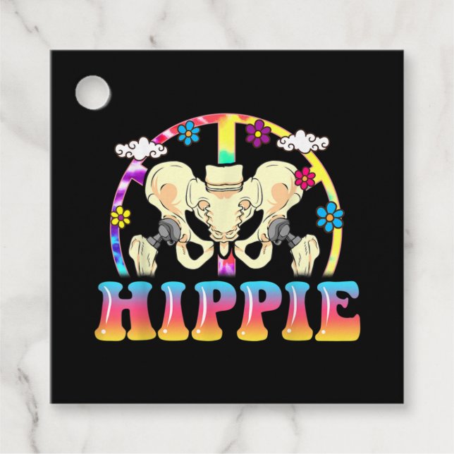 Hippie Angesagte Ersetzung Gemeinsame Operation Fu Geschenkanhänger (Vorderseite)