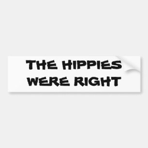 HIPPIE-AUTOAUFKLEBER AUTOAUFKLEBER