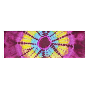Hippie-Batik-Kreis Namenschild