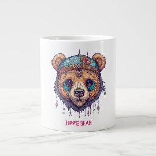 Hippie Bear I Jumbo-Tasse