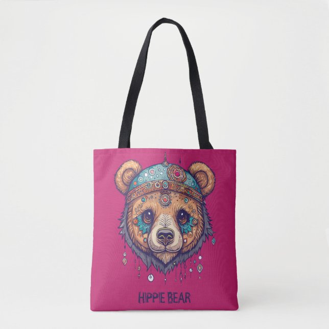 Hippie Bear I Tasche (Vorderseite)