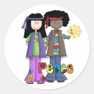 Hippie Blume Children Stickers